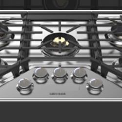 GE 36 in. Gas Cooktop in Stainless Steel with 5 Burners including Power Boil Burners