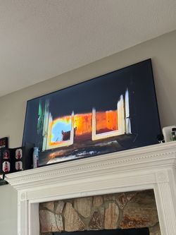 Large Flat Screen TV Wall Mounted