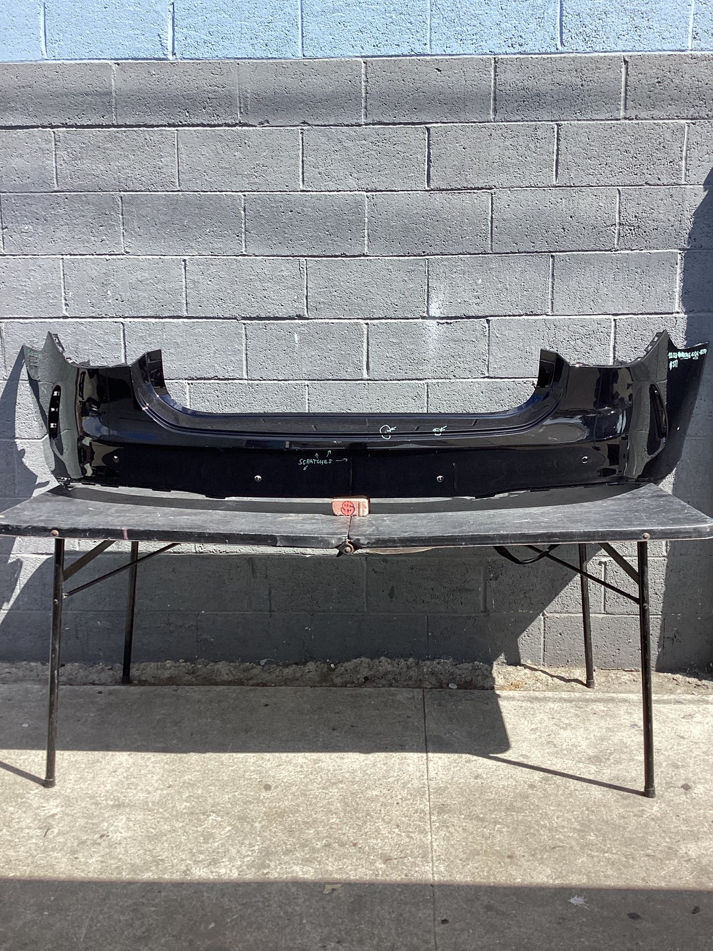 2022 - 2023 MERCEDES EQS W297 - REAR BUMPER COVER OEM 