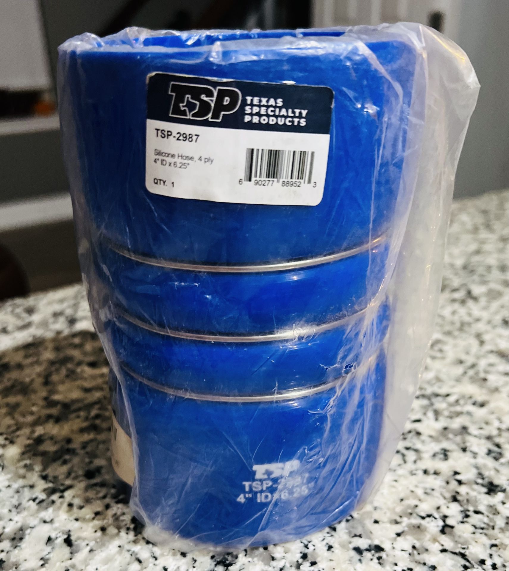 Silicone Hump Hose 4" ID x 6.25" 4-ply Cold Side