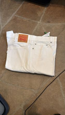 40x32 denim jeans white levi 514
