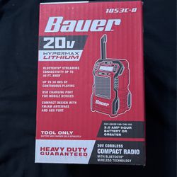 Bauer 20v Cordless Compact Radio