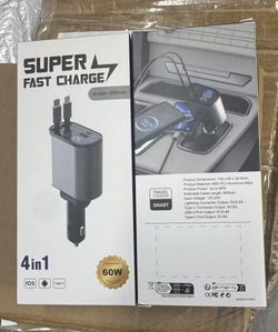 Retractable Car Charging Adapter USB C Car Charging Adapter Adapter Car Charging Adapter Fast Charging Converter for Men Women Car Accessories