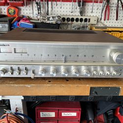 Vintage Quadraflex 878 Silver Face Home Receiver