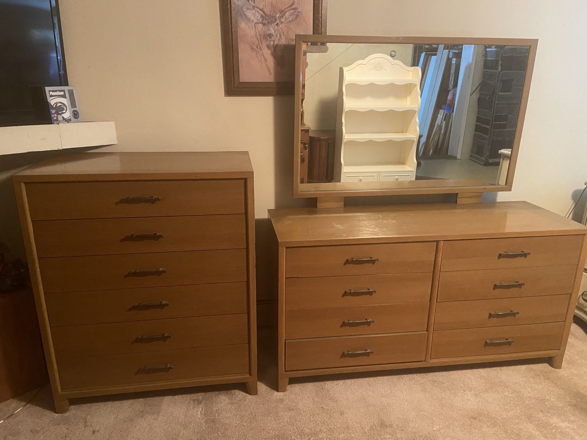 8 Drawer Dresser With Mirror And 6 Drawer Dresser