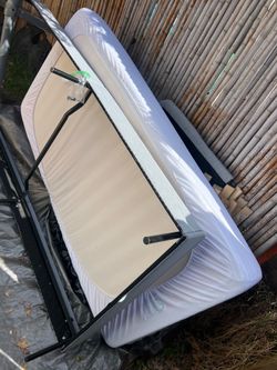 Free twin bed and frame with headboard