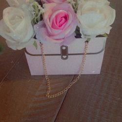 Six Flower bouquet in fake purse
