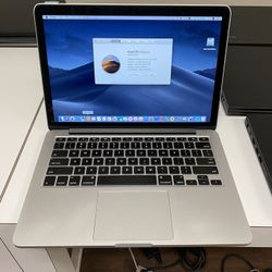 Apple 13” MacBook Pro Retina 2013 2.4ghz Core i5 16gb RAM 256GB Flash Storage Webcam WiFi Bluetooth macOS Mojave Intel Iris Pro