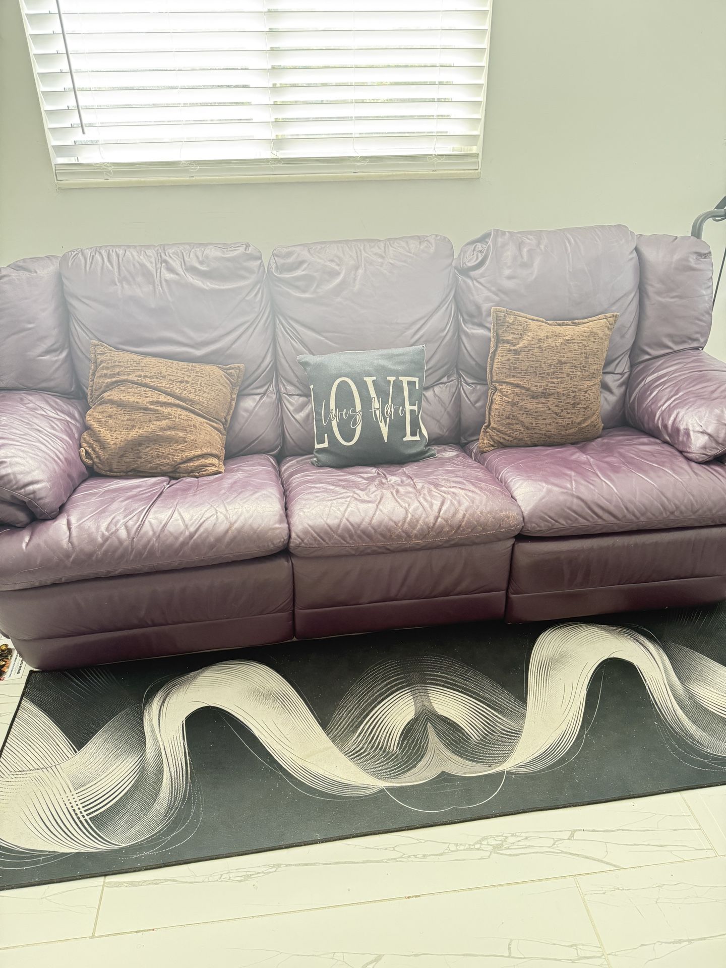 Leather Like Couch β Comfy & Affordable