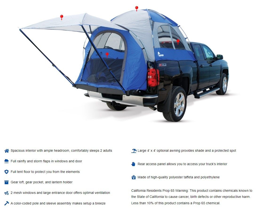 5.5ft Truck bed Tent
