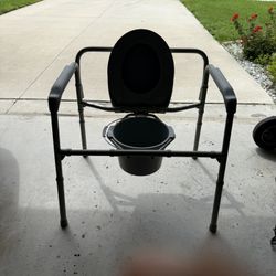 Commode ( Folds For Storage)