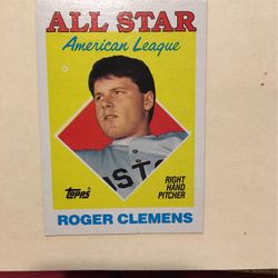 Roger Clemens Baseball Cards