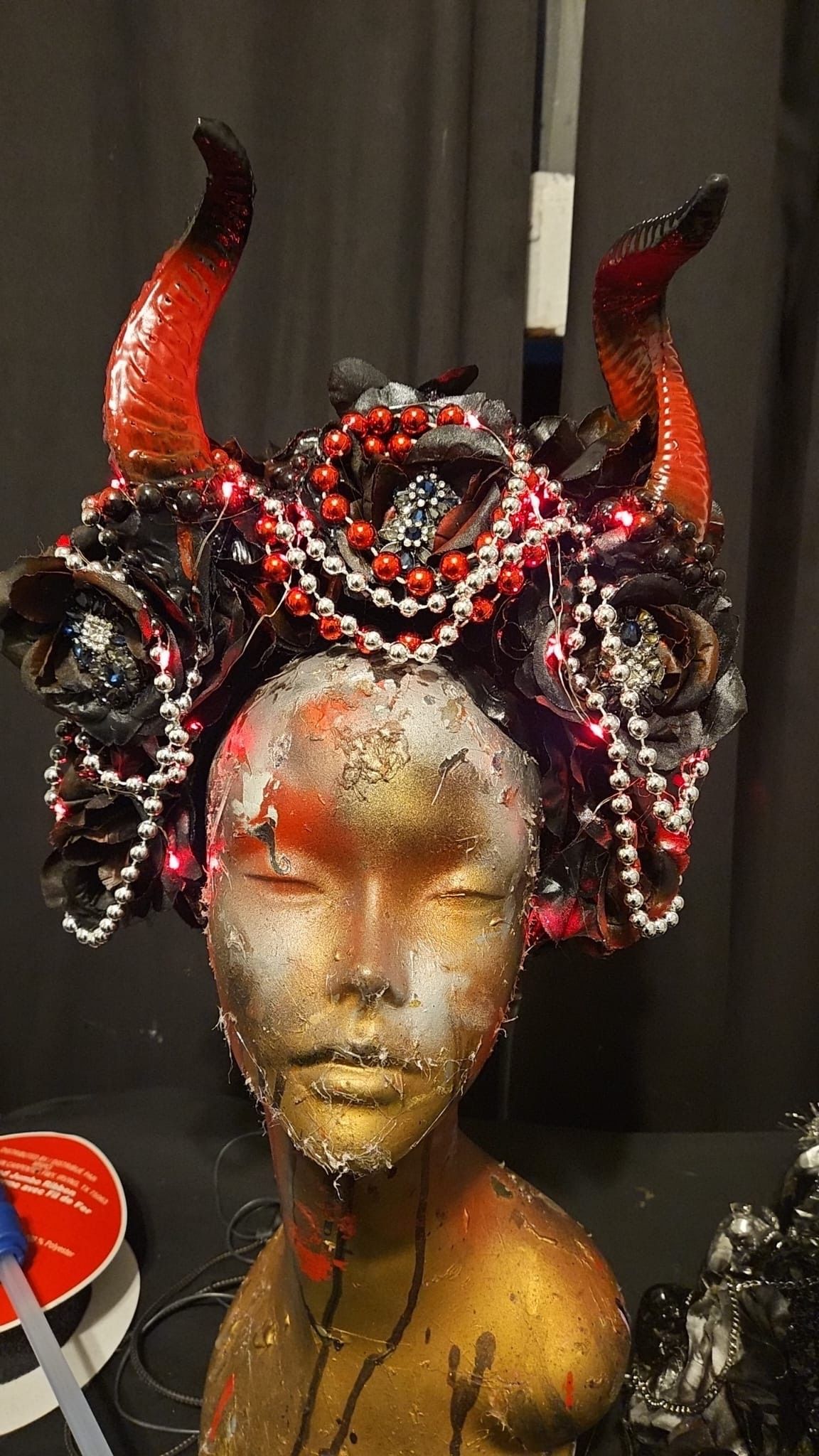 Horny Rose Head Piece.