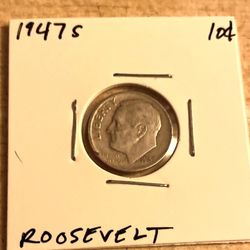 1947 S Roosevelt Dime