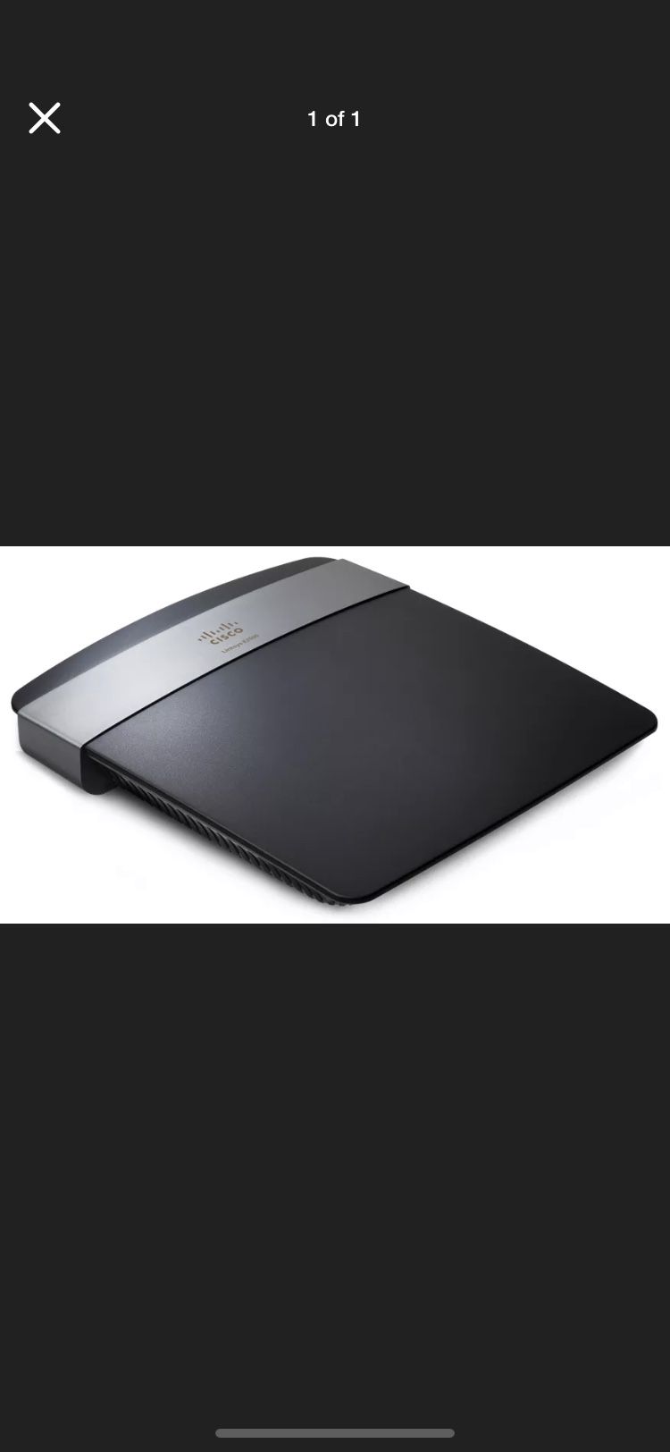 Linksys wi-if router N600