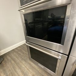 KitchenAid 30 in. Double Electric Wall Oven with Convection Self-Cleaning in Stainless Steel