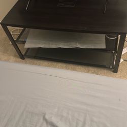 Black TV Stand / TV Table – Modern & Sturdy 