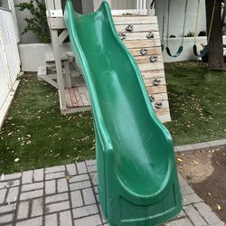 Playset Slide, Swings, Double Swing