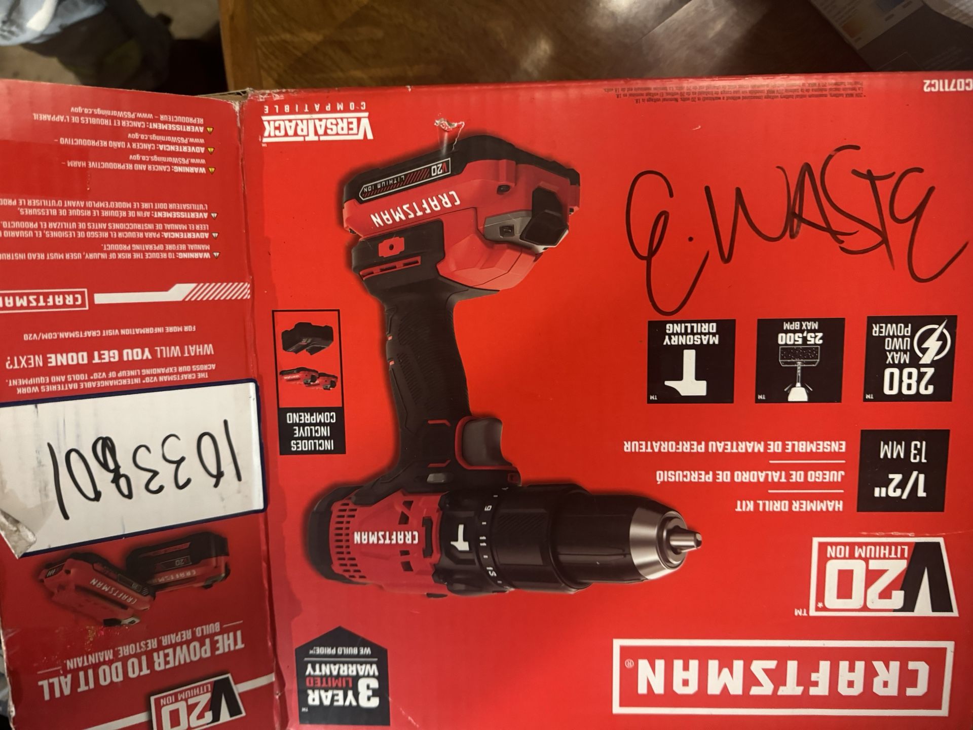 CRAFTSMAN V20 20-volt Max 1/2-in Cordless Drill (1-Battery Included, Charger Included