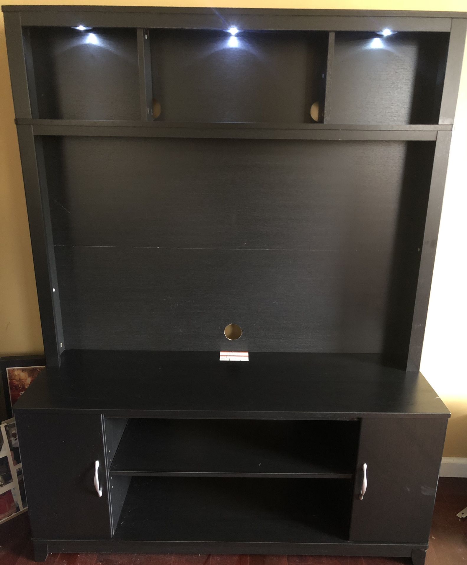 Black Friday Sale! 7 Compartment Lighted Entertainment Center