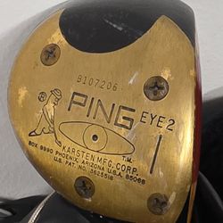 VINTAGE GOLF CLUBS: PING , BEN HOGAN, 