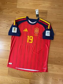Authentic Adidas Spain LAMINE YAMAL 2026/27 home jersey (Size XL)