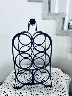 Wrought Iron Wine Rack
