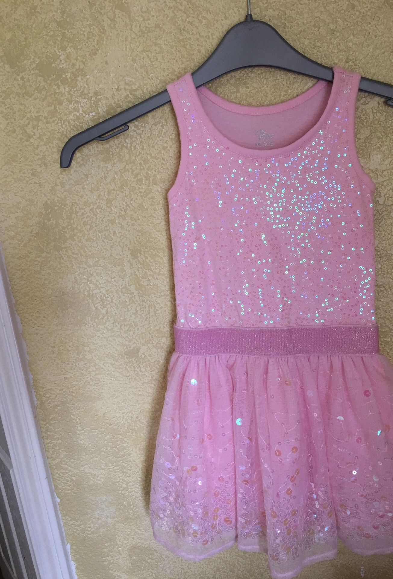 Girls pink Easter church birthday dress up dress sz 4