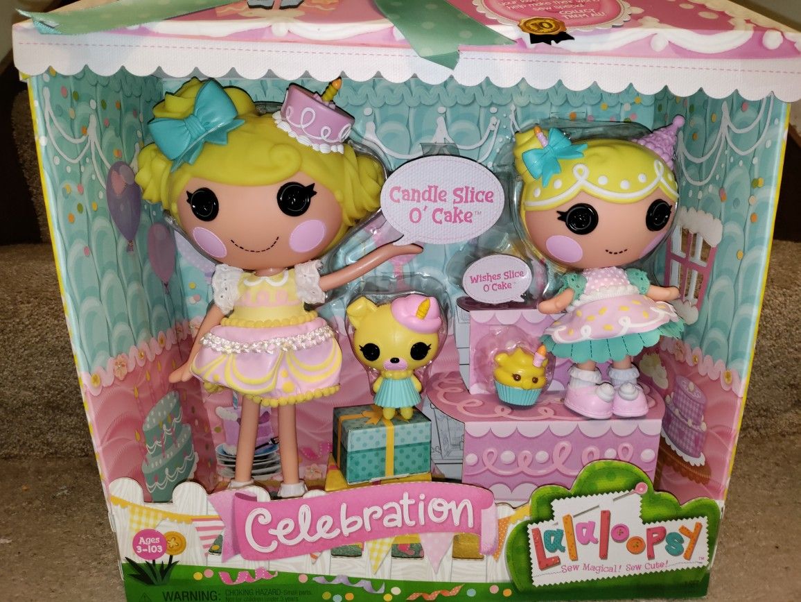 Lalaloopsy Celebration Doll Set! Brand New In Box!