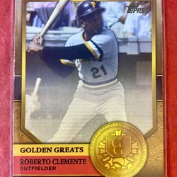 Roberto Clemente 2012 Topps Golden Greats “Sweet 16th” Card
