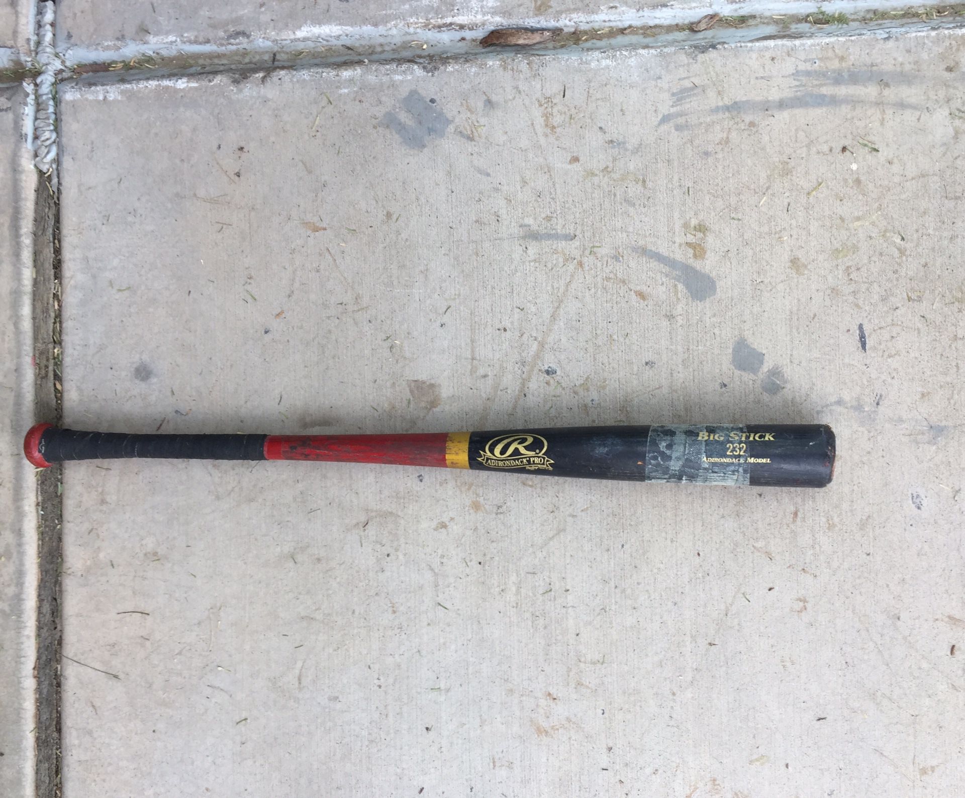 Baseball wood bat -Adirondack pro
