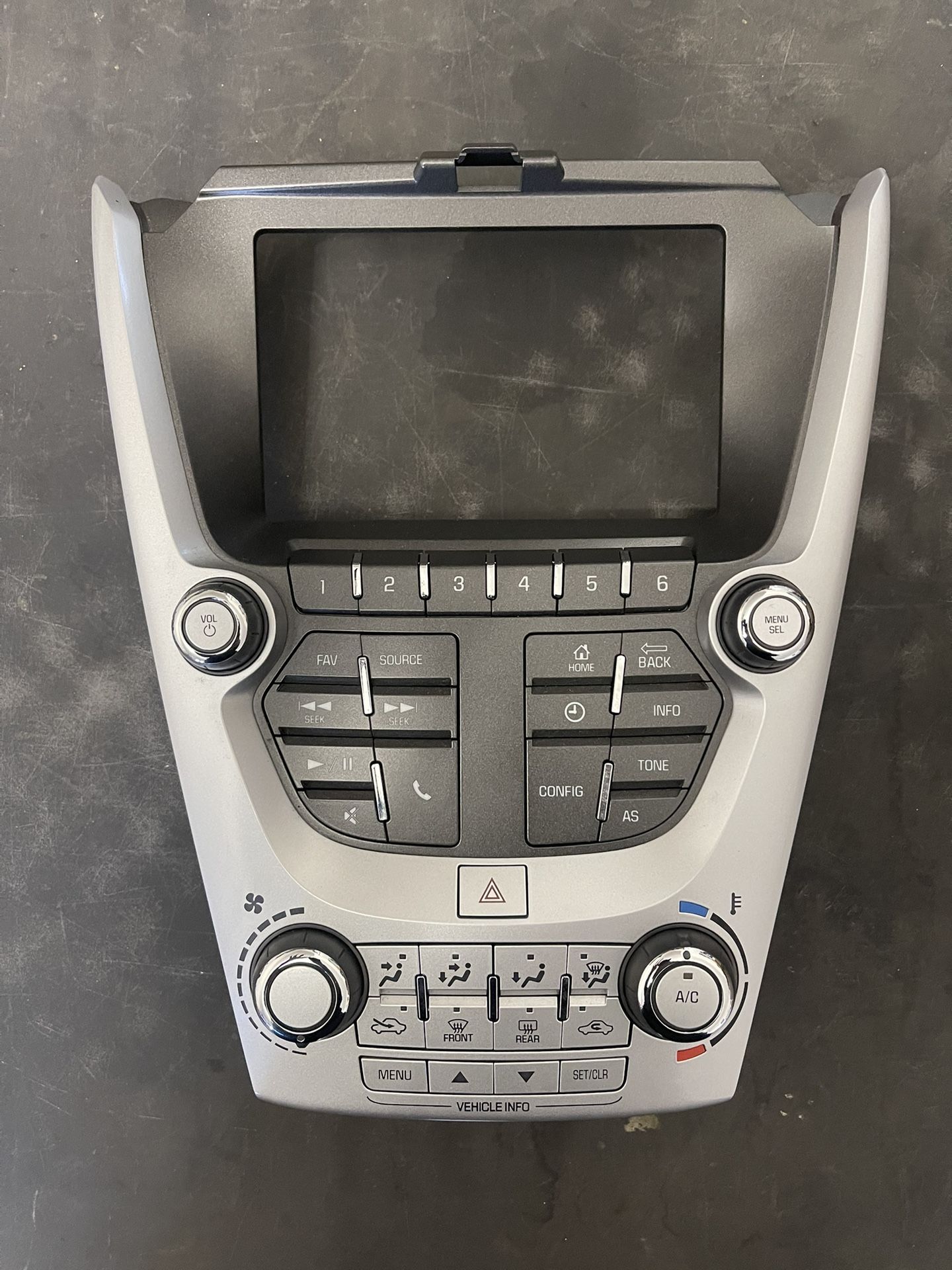 2016-2017 Equinox Dash Radio Bezel Temperature Climate Control Panel