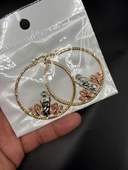 14K Gold plated San Judas Earrings