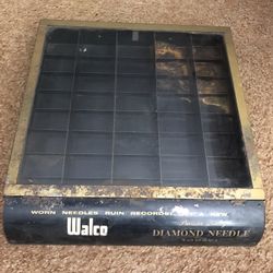 Vintage Walco Diamond Needle Metal Counter Display
