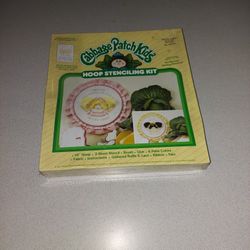 VINTAGE 1984 CABBAGE PATCH KIDS HOOP STENCILING KIT NEW FACTORY SEALED 