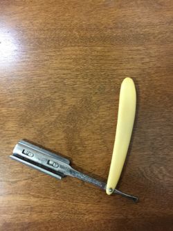 Antique straight razor