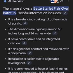 Flair Oval bathtub 