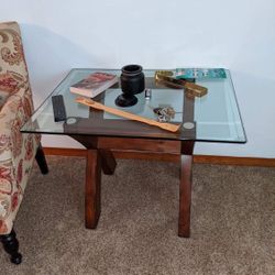Glass Top Table 