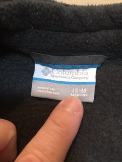 Toddler Columbia Sportswear fleece jacket