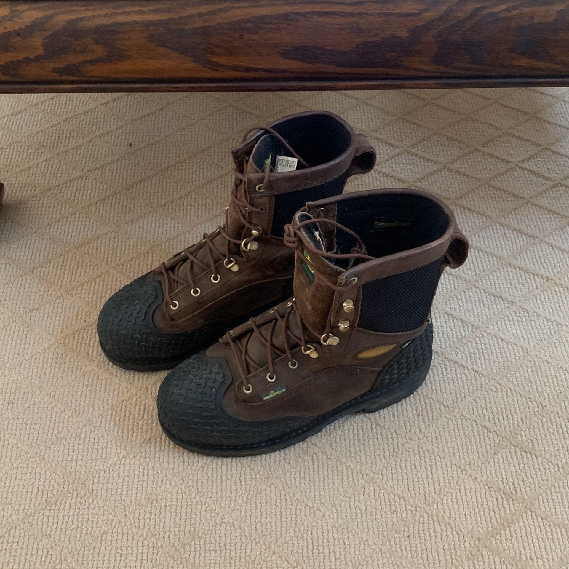 8 1/2 Men's Steel Toe waterproof John Deere/Dan post