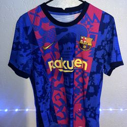 Authentic Player Version Barca Jersey