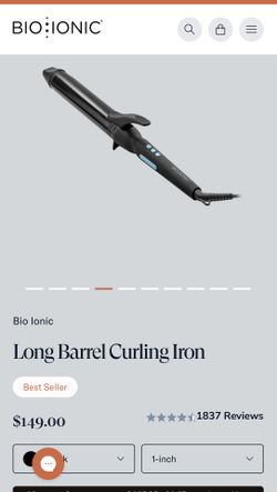 Bioionic 1 Inch Curling Iron
