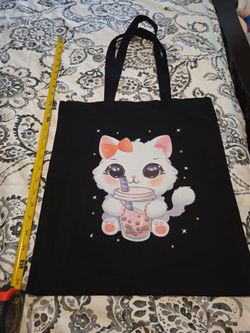 Cat tote bag