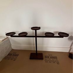 5-Light Iron Candelabra 