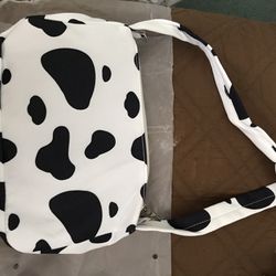 New Purse With Strap Cow Pattern 