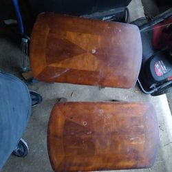 Vintage Mahogany End Tables