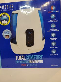 NWOT HoMedics TotalComfort Ultrasonic Humidifier
