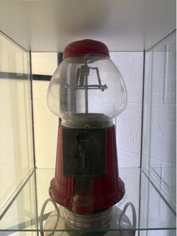 vintage bubble gum machine
