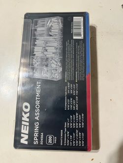 Neiko 200-Piece Spring Assortment Set