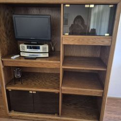 Compact, sleek, and modern TV/receiver stand